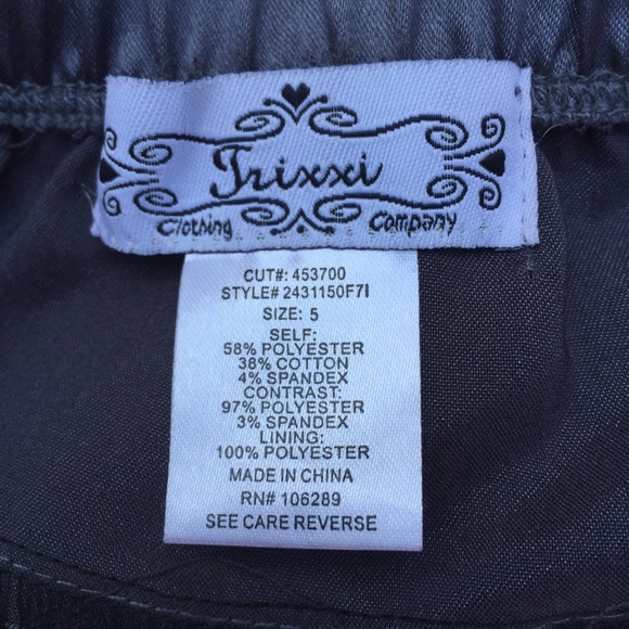 Trixxi Satiny Black and Grey Dress - Picture 3 of 6